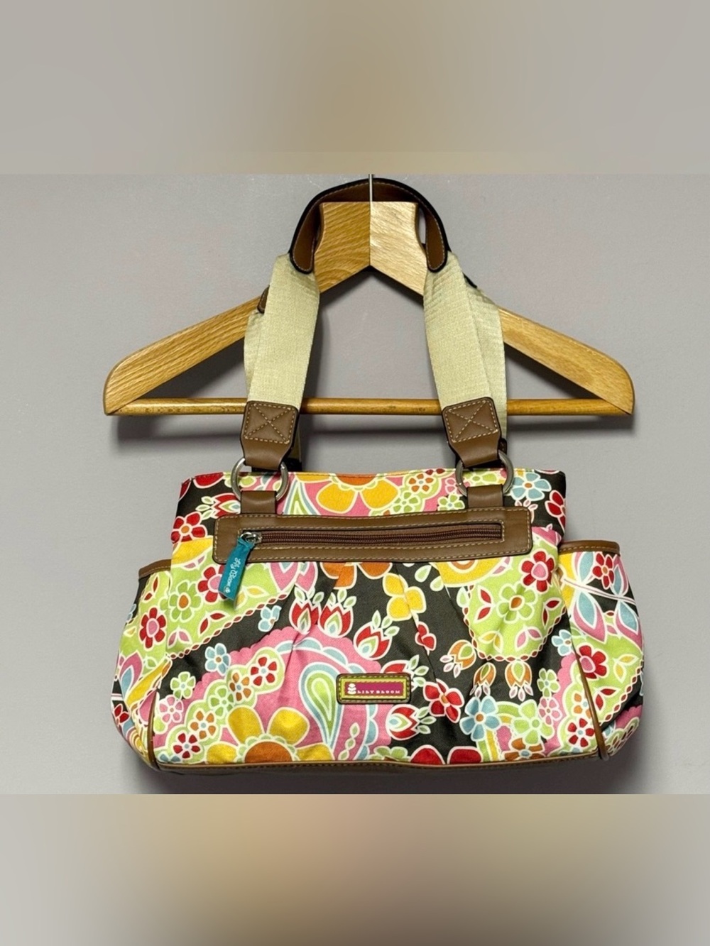LILY BLOOM Landon SATCHEL Purse COLORFUL Floral